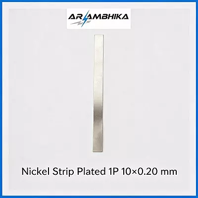 Nickel Strip Plated 1P 10x0.20 mm