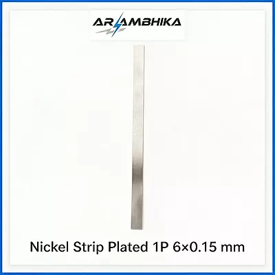 Nickel Strip Plated 1P 6x0.15 mm