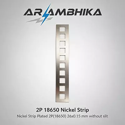 Nickel Strip Plated 2P(18650) 26x0.15 mm without slit