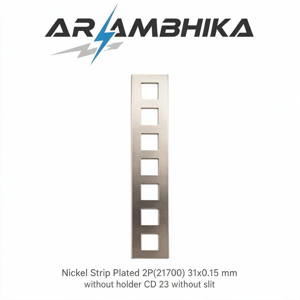 Nickel Strip Plated 2P(21700) 31x0.15 mm CD 23 without holder without slit