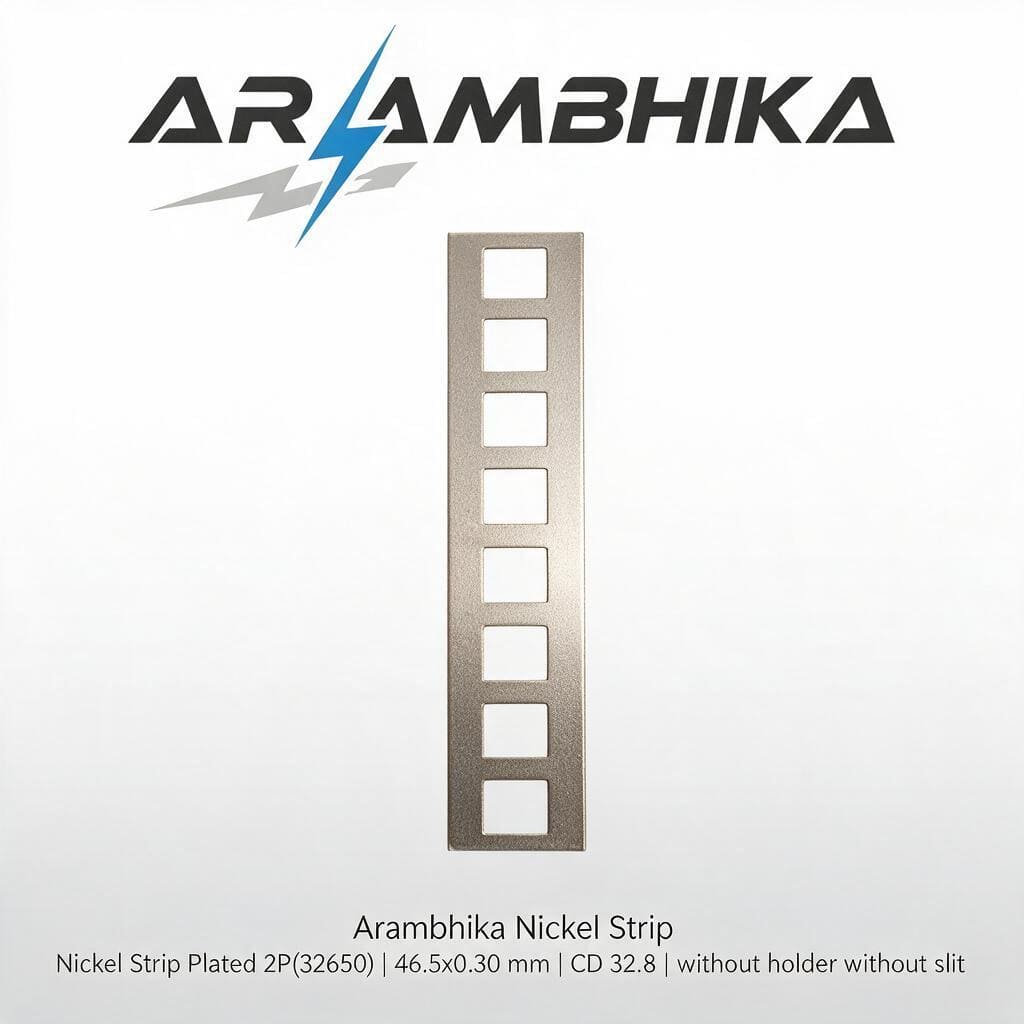Nickel Strip Plated 2P(32650) 47x0.30 mm CD 32.8 without holder without slit