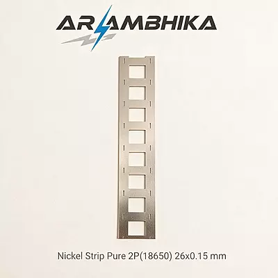 Nickel Strip Pure 2P(18650) 26x0.15 mm
