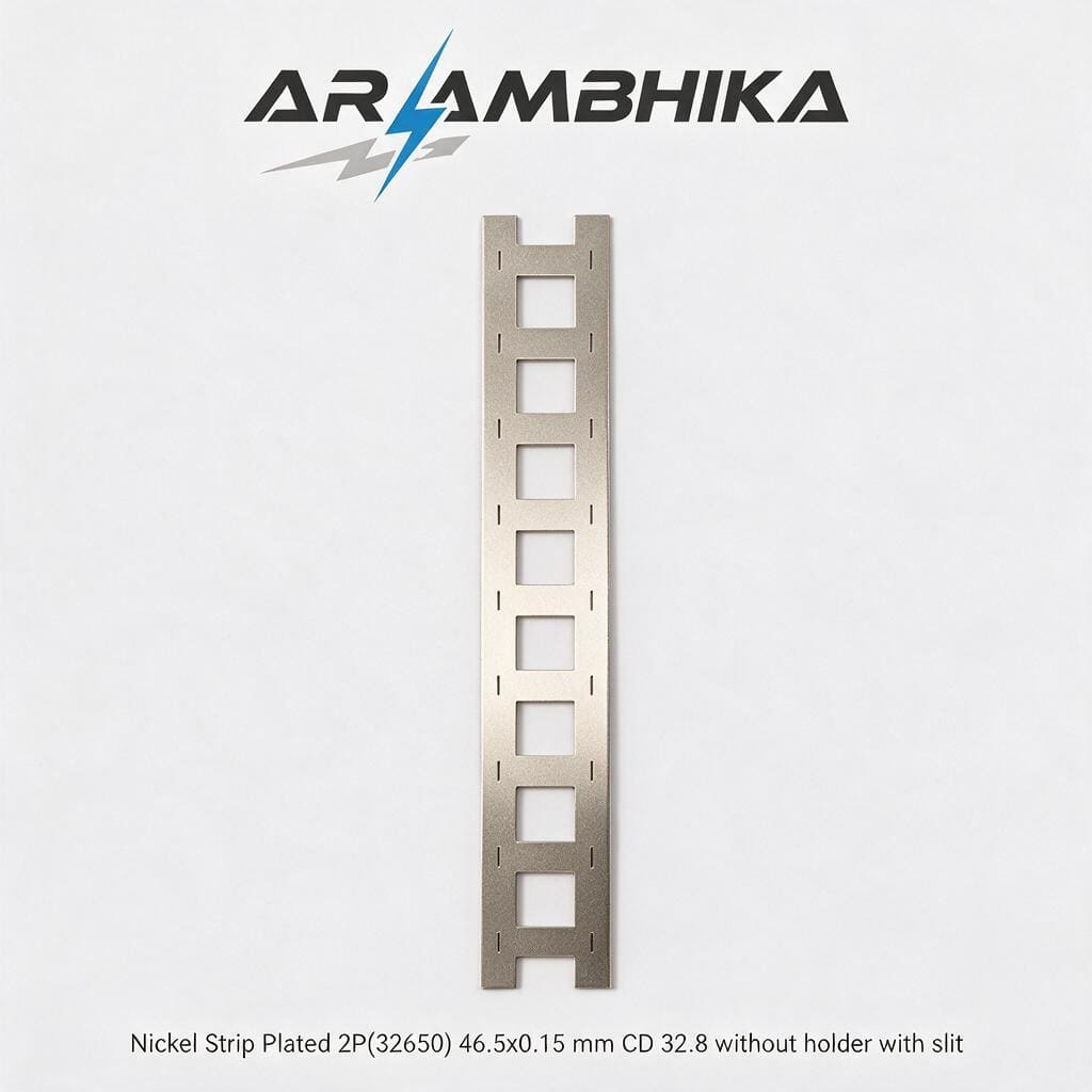 Nickel Strip Plated 2P(32650) 46.5x0.15 mm CD 32.8 without holder