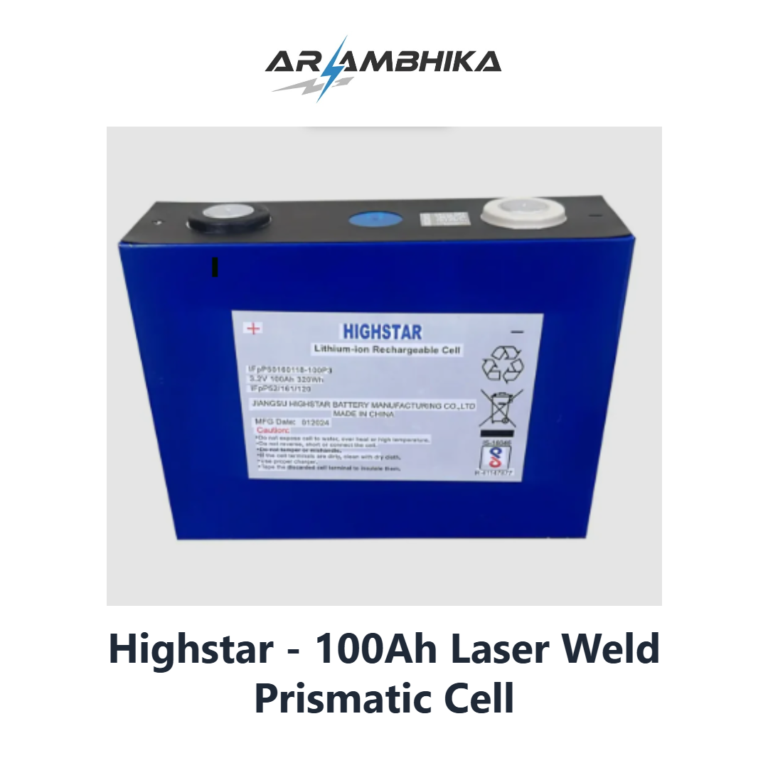 Highstar - 100Ah Laser Weld Prismatic Cell