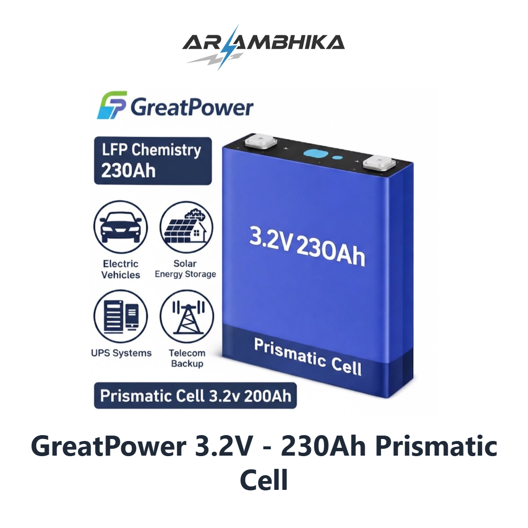 GreatPower 3.2V - 230Ah Prismatic Cell