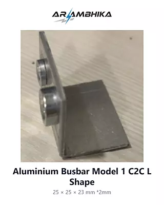 Aluminium Busbar Model 1 C2C L Shape